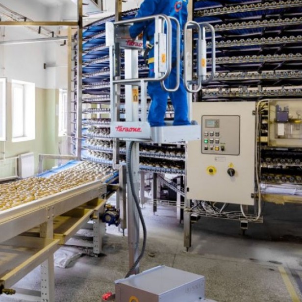 ΜΗΧΑΝΗΜΑ ΣΥΛΛΟΓΗΣ ΠΑΡΑΓΓΕΛΙΩΝ ELEVAH Ε5 ΙΝΟΧ ΥΨΟΣ ΕΡΓΑΣΙΑΣ 5.15Μ