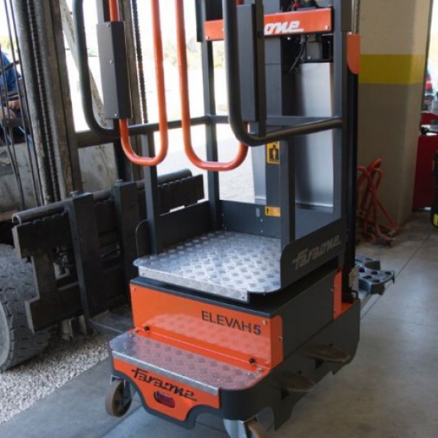 ΜΗΧΑΝΗΜΑ ΣΥΛΛΟΓΗΣ ΠΑΡΑΓΓΕΛΙΩΝ ELEVAH 5 TIRES ΥΨΟΣ ΕΡΓΑΣΙΑΣ 5.15Μ 