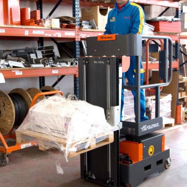 ΜΗΧΑΝΗΜΑ ΣΥΛΛΟΓΗΣ ΠΑΡΑΓΓΕΛΙΩΝ ELEVAH 5 TIRES ΥΨΟΣ ΕΡΓΑΣΙΑΣ 5.15Μ 