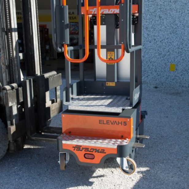 ΜΗΧΑΝΗΜΑ ΣΥΛΛΟΓΗΣ ΠΑΡΑΓΓΕΛΙΩΝ ELEVAH 5 TIRES ΥΨΟΣ ΕΡΓΑΣΙΑΣ 5.15Μ 