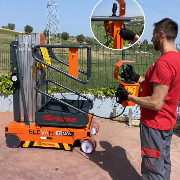 SELF-PROPELLED ELECTRIC PLATFORM ELEVAH 65 MOVE LIGHT - 6.3Μ WORKING HEIGHT 