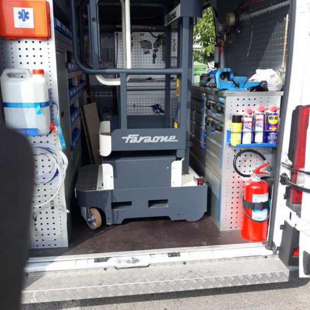 ΜΗΧΑΝΗΜΑ ΣΥΛΛΟΓΗΣ ΠΑΡΑΓΓΕΛΙΩΝ ELEVAH Ε5 MOVE  ΥΨΟΣ ΕΡΓΑΣΙΑΣ 5.15Μ 