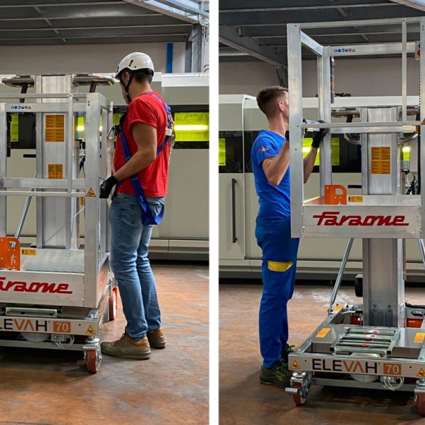 PERSONNEL LIFT ELEVAH 70 - WORKING HEIGHT 7.25M 