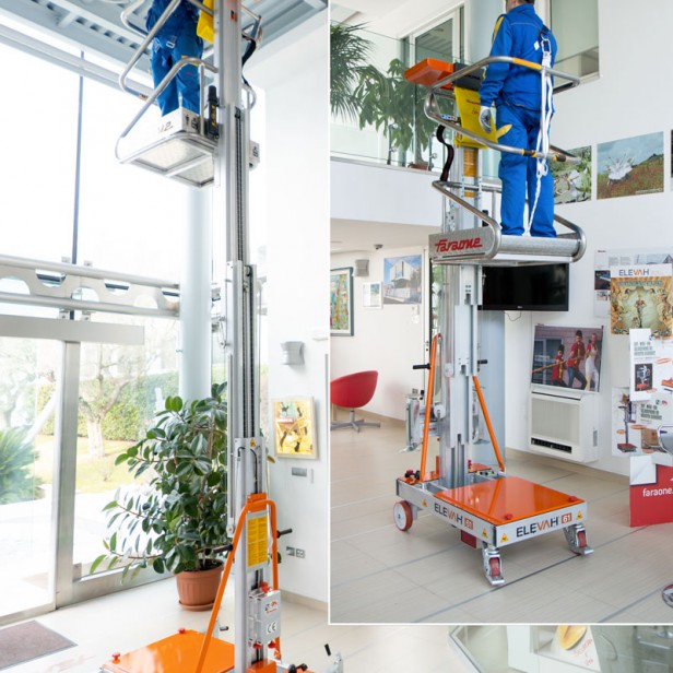 SEMI-ELECTRIC WORKING PLATFORM  ELEVAH 61 - WORKING HEIGHT 6.1M 