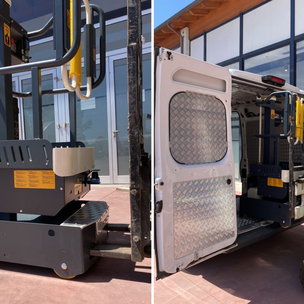 ΗΜΙ-ΗΛΕΚΤΡΙΚΗ ΠΛΑΤΦΟΡΜΑ ΕΡΓΑΣΙΑΣ  ELEVAH 40B - ΥΨΟΣ ΕΡΓΑΣΙΑΣ 4Μ 