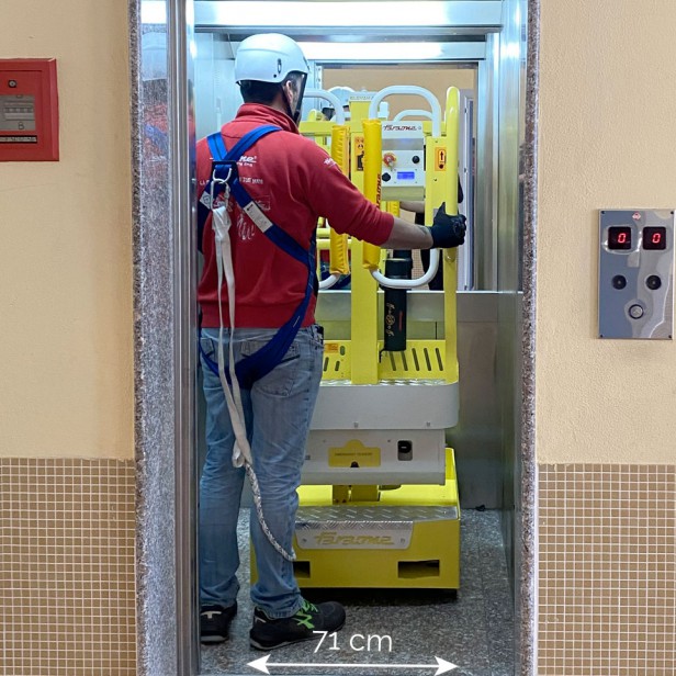 ΗΜΙ-ΗΛΕΚΤΡΙΚΗ ΠΛΑΤΦΟΡΜΑ ΕΡΓΑΣΙΑΣ  ELEVAH 40B - ΥΨΟΣ ΕΡΓΑΣΙΑΣ 4Μ 