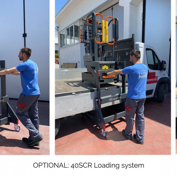 ΗΜΙ-ΗΛΕΚΤΡΙΚΗ ΠΛΑΤΦΟΡΜΑ ΕΡΓΑΣΙΑΣ  ELEVAH 40B - ΥΨΟΣ ΕΡΓΑΣΙΑΣ 4Μ 