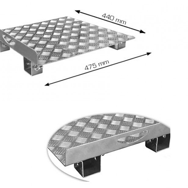 GUIL ACT‑04/P πλατφόρμα φόρτωσης 475×440 mm για TORO GUIL ACT‑04/P πλατφόρμα φόρτωσης 475×440 mm για TORO ACT‑04/P πλατφόρμα αλουμινίου για φορτία ακανόνιστου σχήματος GUIL ACT‑04/P γρήγορη τοποθέτηση χωρίς εργαλεία σε TORO