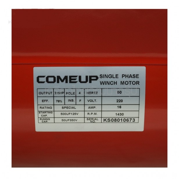 COME UP CWG-10252H high-speed electric winch 60 m 250 kg   Electric winch COME UP CWG-10252H   High-speed electric winch COME UP CWG-10252H   Wire rope winch for industrial use COME UP CWG-10252H