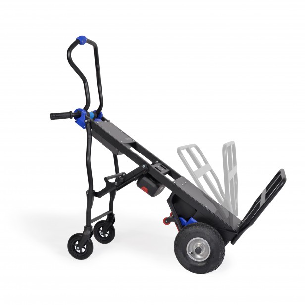 Electric stair climber cart 130 kg  Battery powered cargo transport cart  Heavy load lifting stair cart  Electric stair climber with 130 kg capacity  Professional Antano stair cart