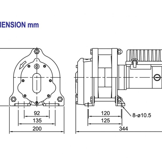 COME UP CWL-80 βαρούλκο 80 kg Βαρούλκο 23 m COME UP CWL-80 Μονοφασικό AC βαρούλκο CWL-80 Βαρούλκο συρματόσχοινου υψηλής ταχύτητας COME UP CWL-80
