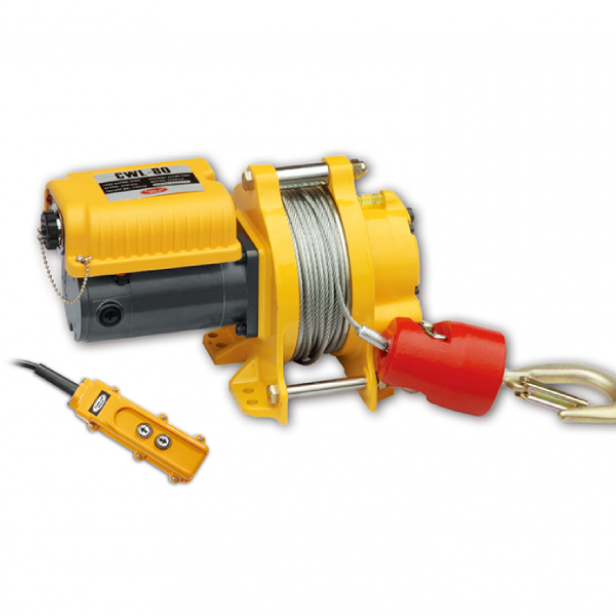 COME UP CWL-80 wire rope winch 80kg CWL-80 compact winch 23m rope Single phase AC winch COME UP CWL-80 High speed rope winch CWL-80