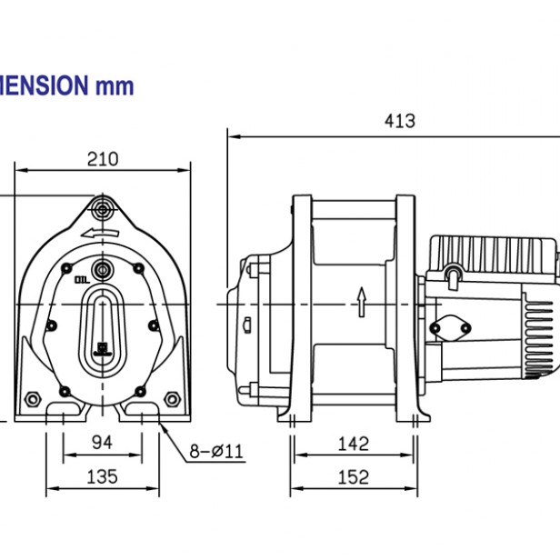 COME UP CWL-200 βαρούλκο 200 kg   Βαρούλκο 45 m COME UP CWL-200   Μονοφασικό AC βαρούλκο CWL-200   Βαρούλκο συρματόσχοινου υψηλής ταχύτητας COME UP CWL-200