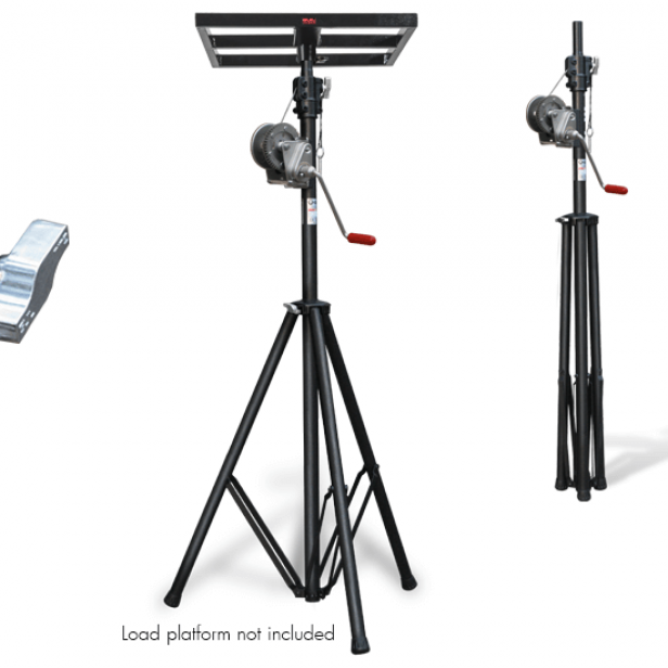 GUIL ELC‑700 manual telescopic lift 3.30m / 85kg manual winch winch lift stage lifting / rigging compact lift