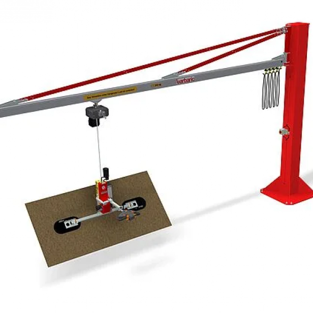 VACUUM FOR WOODEN PANELS WITH TILT & CHAIN HOIST 
