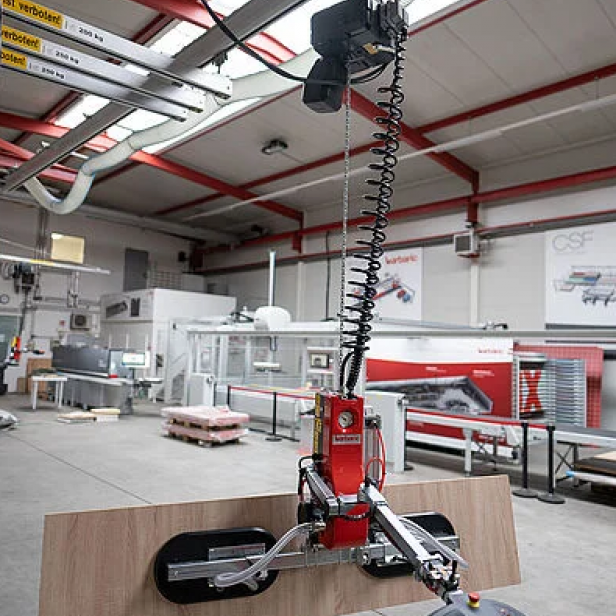 VACUUM FOR WOODEN PANELS WITH TILT & CHAIN HOIST 