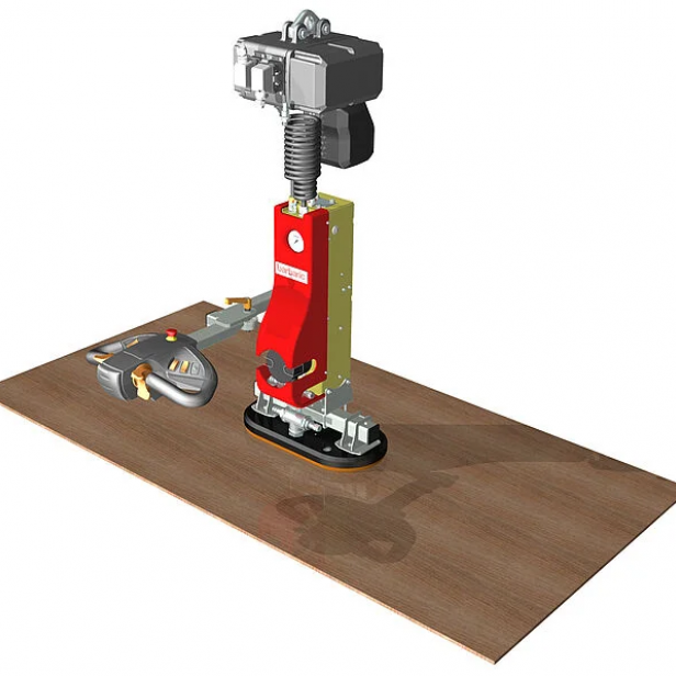 VACUUM FOR WOODEN PANELS UWL1S WITH CHAIN HOIST FOR LIFTING UP TO 150KG 