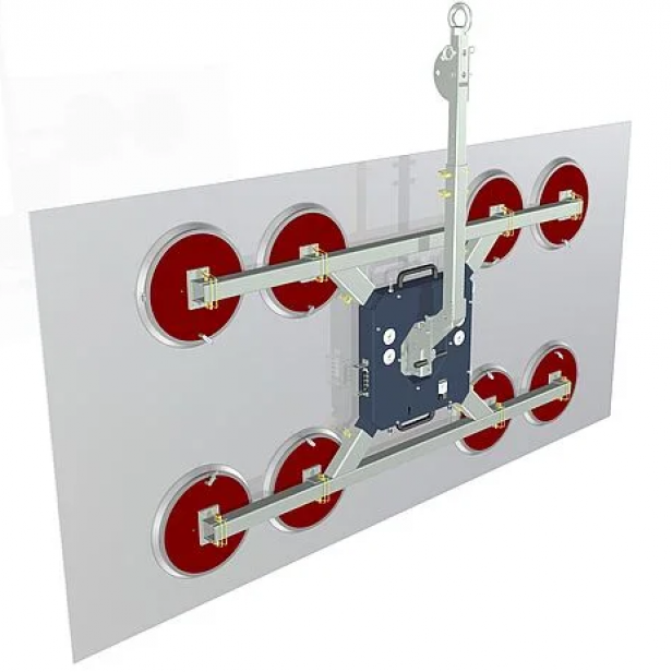 GLASS VACUUM LIFTER CSL TYPE X WITH MANUAL ROTATION & TILT UP TO 500KG (1000KG PTIONAL) 