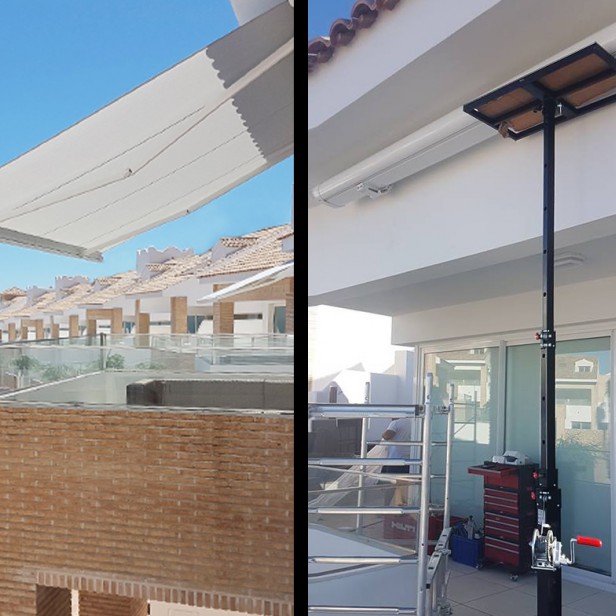 GUIL ELC‑720/I Manual material lifter with safety certification suitable for professional applications and installations Lifting capacity 3.5m -125kg