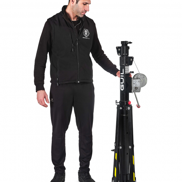 GUIL ELC‑720/I Manual material lifter with safety certification suitable for professional applications and installations Lifting capacity 3.5m -125kg