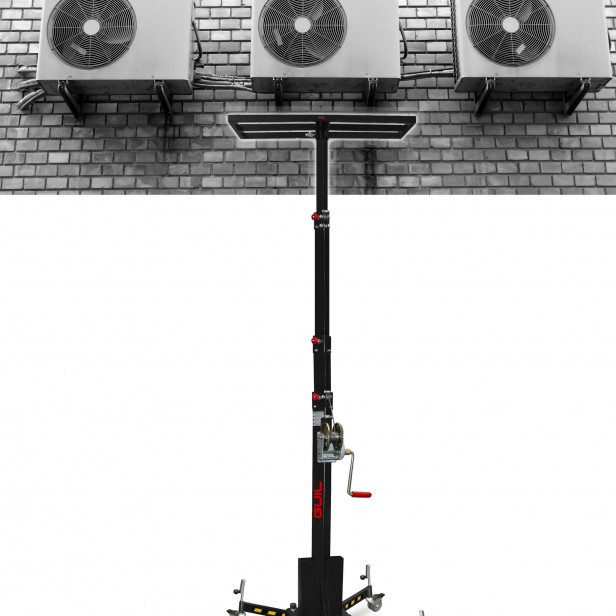 GUIL 730R manual material lift  Material lifter ELC-730R by GUIL  Certified manual material lift 4.58m 125kg