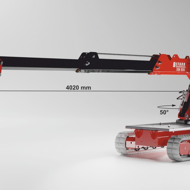 BEFARD MINI CRAWLER CRANE XM800 - 6.17M 800KG