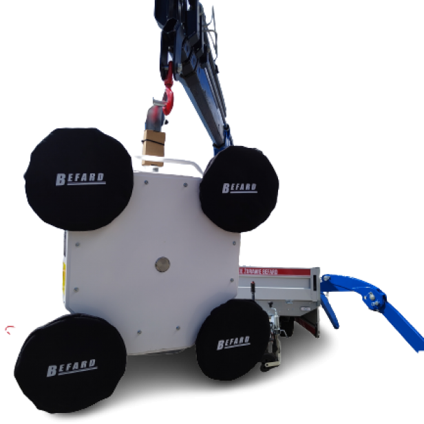 BEFARD GLASS VACUUM LIFTER WITH MANUAL ROTATION & TILT XP302 - 300KG