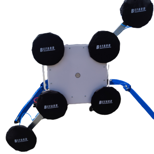 BEFARD ΒΕΝΤΟΥΖΑ ΜΠΑΤΑΡΙΑΣ ΑΝΥΨΩΣΗΣ ΤΖΑΜΙΩΝ XP452 ΜΕ ΧΕΙΡΟΚΙΝΗΤΗ ΠΕΡΙΣΤΡΟΦΗ & ΚΛΙΣΗ ΕΩΣ 450KG