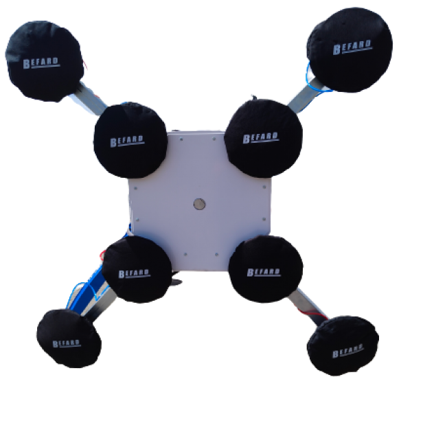 BEFARD ΒΕΝΤΟΥΖΑ ΜΠΑΤΑΡΙΑΣ ΑΝΥΨΩΣΗΣ ΤΖΑΜΙΩΝ XP602 ΜΕ ΧΕΙΡΟΚΙΝΗΤΗ ΠΕΡΙΣΤΡΟΦΗ & ΚΛΙΣΗ ΕΩΣ 600KG