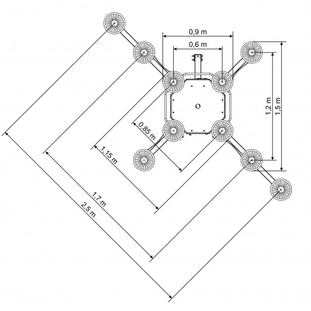 BEFARD GLASS VACUUM LIFTERWITH MANUAL ROTATION & TILT XP802 - 800KG