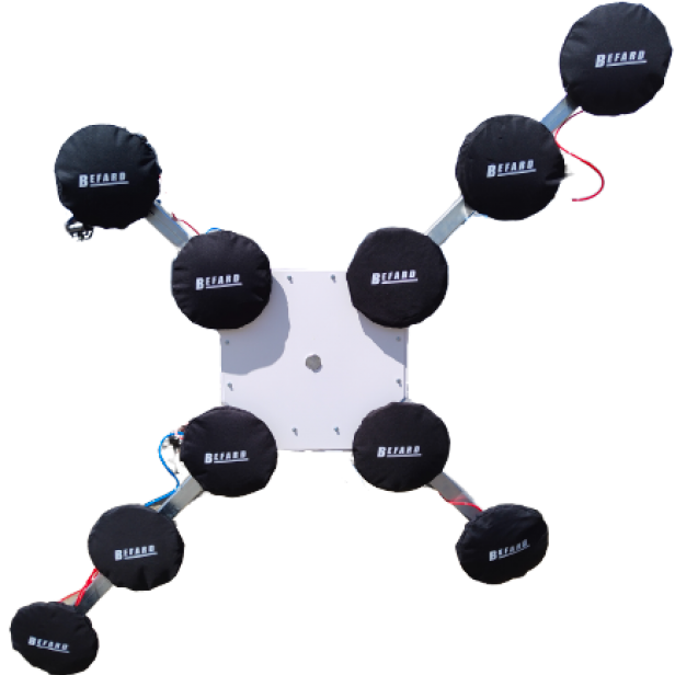 BEFARD GLASS VACUUM LIFTERWITH MANUAL ROTATION & TILT XP802 - 800KG