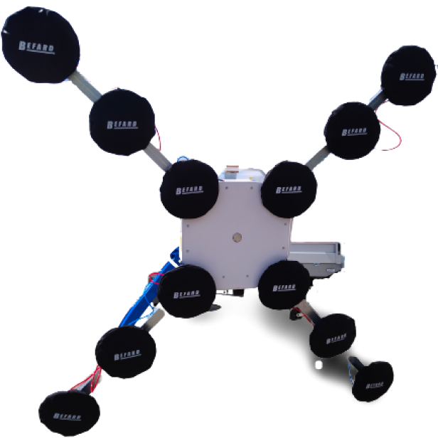 BEFARD GLASS VACUUM LIFTER  WITH MANUAL ROTATION & TILT XP902 - 900KG