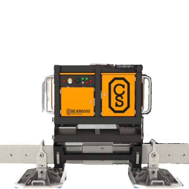 VACUUM WITH PETROL ENGINE OR ELECTRIC POWERED 380V FOR LIFTING CONCRETE ELEMENTS BEAR 6000 UP TO 6000KG 