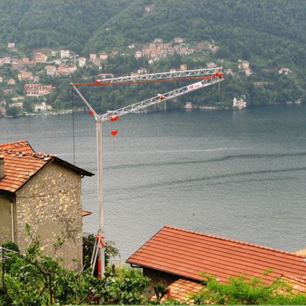 SELF-ERECTING CRANE GA 621 MAX LOAD 1500 KG - 10Μ & 600KG - 21M & 17.2M HEIGHT