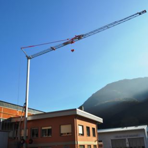 SELF-ERECTING CRANE GA 621 MAX LOAD 1500 KG - 10Μ & 600KG - 21M & 17.2M HEIGHT