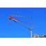 SELF ERECTING CRANE GA 727 MAX LOAD 2500 KG - 9.5Μ & 700KG - 27M & 20.4M HEIGHT
