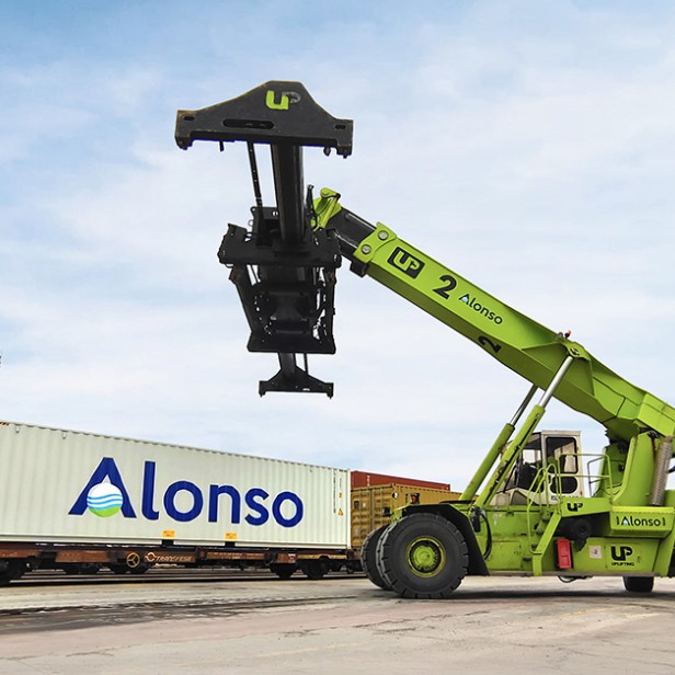 UPLIFTING Reach stacker Model RSUP 45-7CH5-H FOR LOADED CONTAINERS 23Τ/41Τ/46Τ
