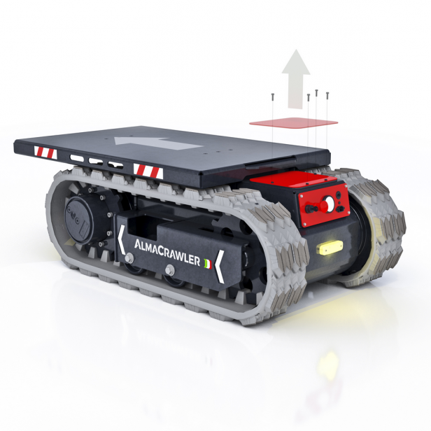 ALMACRAWLER ΠΛΗΡΩΣ ΗΛΕΚΤΡΙΚΟΣ ΕΡΠΥΣΤΡΙΟΦΟΡΟΣ ΜΕΤΑΦΟΡΕΑΣ MULTI-LOADER 1.5 FX - 1500KG 