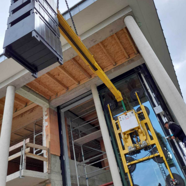 Vacuum and overhang battery suction cup - DSMH