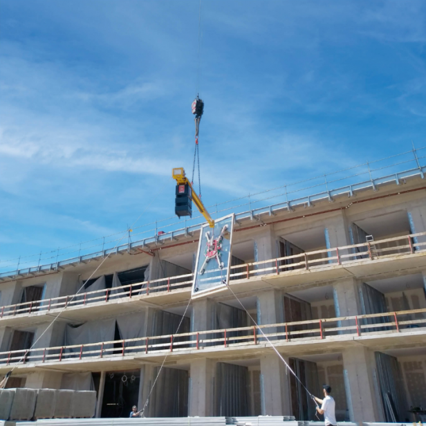 Σύστημα κρέμασης με αντίβαρα UPO3000 μέγιστο φορτίο 3000kg 