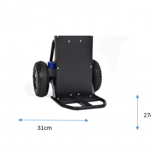 Ηλεκτρικό καρότσι με πρόωση τροχών 160 kg  Καρότσι μπαταρίας για βαριά φορτία  Ηλεκτρικό καρότσι για επίπεδες  Καρότσι με 160 κιλά φορτίο  Antano Donkey Move με ηλεκτρική πρόωση