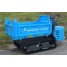 Messersi TC130D μίνι ερπυστριοφόρο dumper 1300 kg Messersi TC130D με υδροστατική μετάδοση Messersi TC130D με 2 ταχύτητες κίνησης Messersi TC130D με πλατφόρμα φόρτωσης 0.5 m³ Messersi TC130D compact dumper για στενούς χώρους