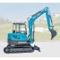 Messersì M55U mini excavator digging depth 3.46 m Messersì M55U tracked compact excavator Messersì M55U zero tail swing mini excavator Messersì M55U excavator for narrow spaces Messersì M55U construction excavator 5250 kg