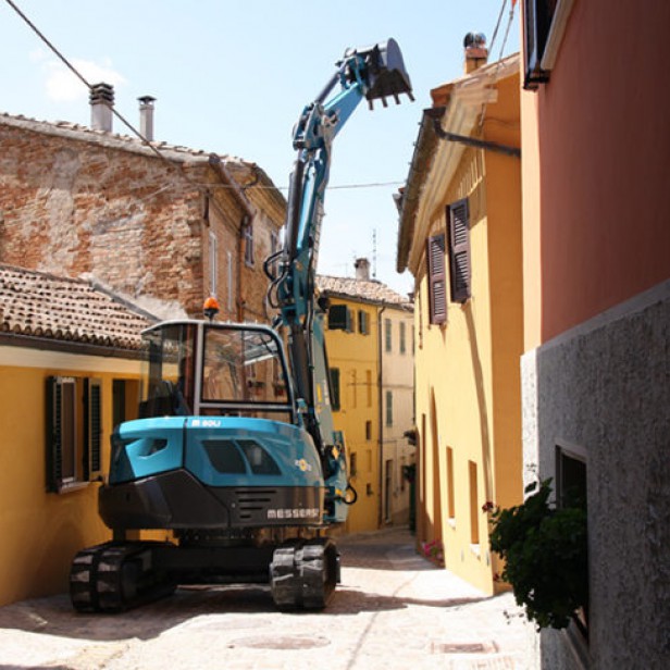 Messersì M60U μίνι εκσκαφέας βάθος σκαψίματος 3,74 m Messersì M60U ερπυστριοφόρος εκσκαφέας compact Messersì M60U mini excavator zero tail swing Messersì M60U εκσκαφέας για στενούς χώρους Messersì M60U εργοταξιακός εκσκαφέας 5750 kg