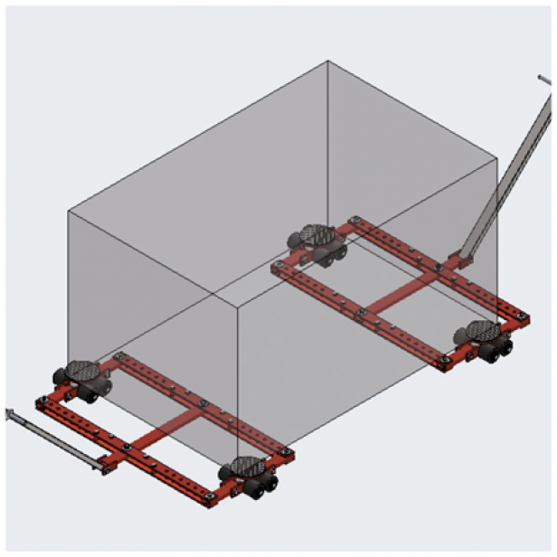 Φορείο-τιμόνι  μεταφοράς TL20 20000kg  AΝΥΨΩΤΙΚΑ ΥΛΙΚΩΝ