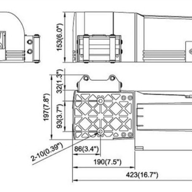 COME UP DV2500i Vehicle Winch 1134 kg   Vehicle Winch COME UP DV2500i   COME UP DV2500i 15 m wire rope Winch   COME UP DV2500i 1134 kg Vehicle Winch
