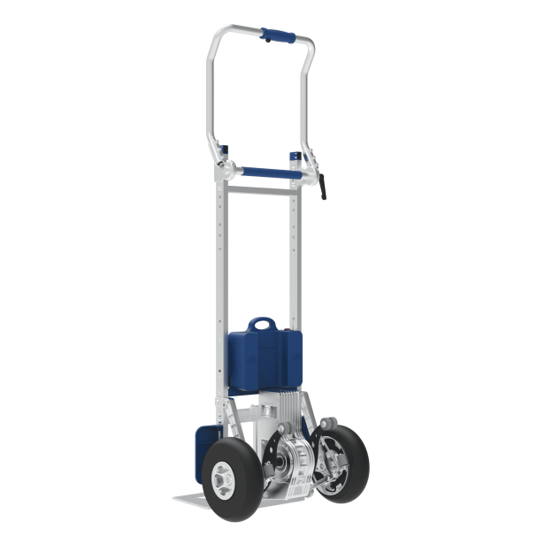 XSTO ZW7210GC / ZW7250GC electric stair climbing carts, transport loads up to 210 kg or 250 kg on stairs, safe and easy to use, durable aluminum alloy construction, edge brake system to prevent slipping