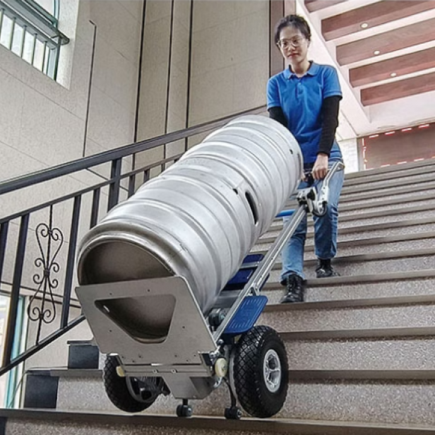 XSTO ZW7210GC / ZW7250GC electric stair climbing carts, transport loads up to 210 kg or 250 kg on stairs, safe and easy to use, durable aluminum alloy construction, edge brake system to prevent slipping