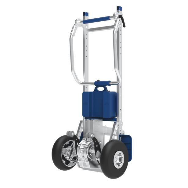 XSTO ZW7210GC / ZW7250GC electric stair climbing carts, transport loads up to 210 kg or 250 kg on stairs, safe and easy to use, durable aluminum alloy construction, edge brake system to prevent slipping