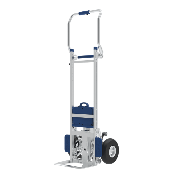 XSTO ZW7210GC / ZW7250GC electric stair climbing carts, transport loads up to 210 kg or 250 kg on stairs, safe and easy to use, durable aluminum alloy construction, edge brake system to prevent slipping